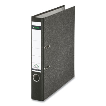Leitz® European Premium A4 Lever-arch Two-ring Binder, 2" Capacity, 11.7 X 8.27, Black Marble freeshipping - TVN Wholesale
